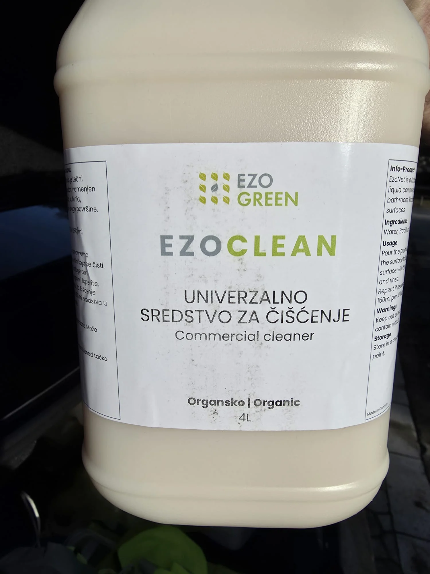 EzoClean природно средство за чистење